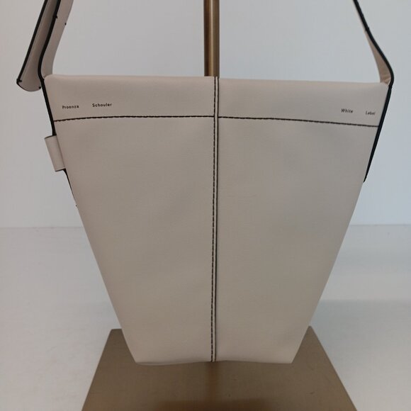 Proenza Schouler White Label Barrow Off-White Leather Bucket Bag - Picture 3 of 16